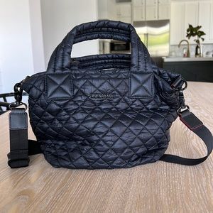MZ Wallace Mini Metro Tote Deluxe in black